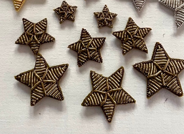 Gold and Silver Bullion Stars - 3 sizes