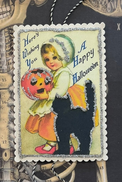Halloween Glitter Cards