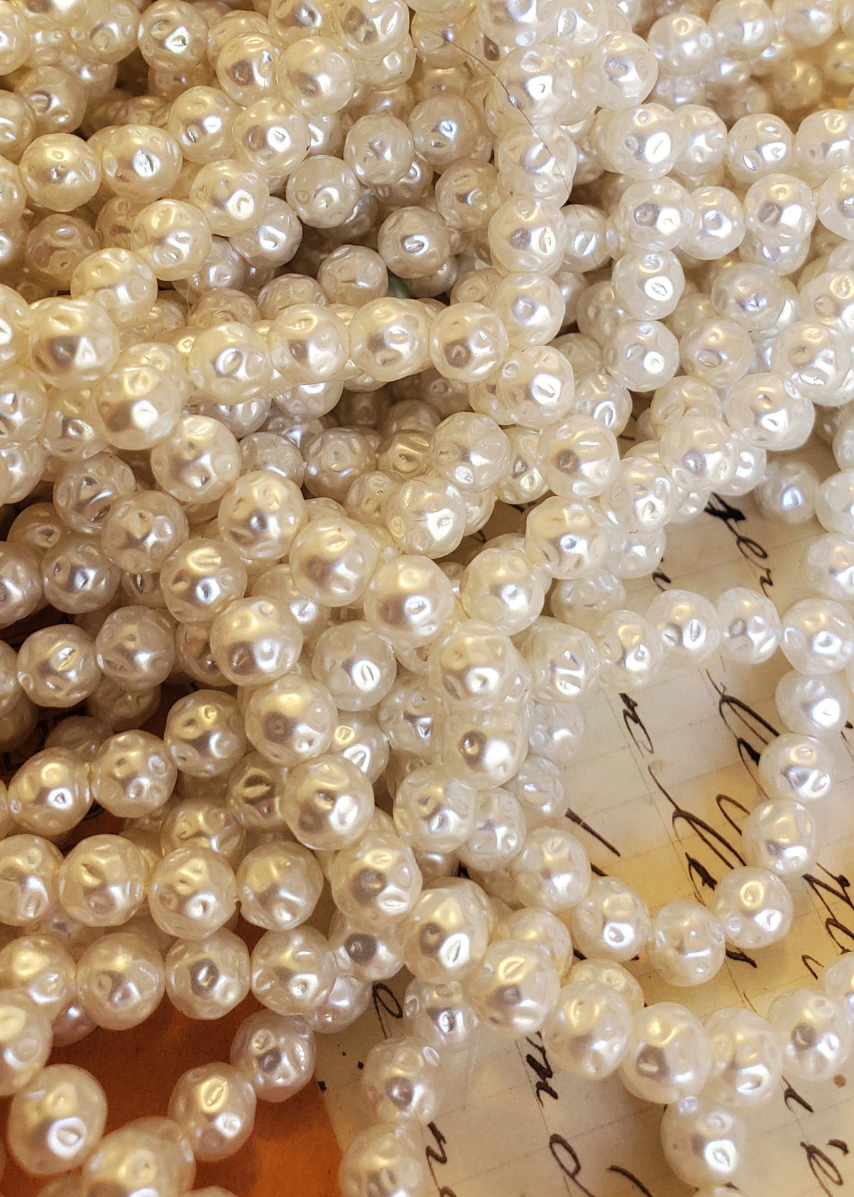 Extra Long Faux Pearl Strand
