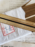 Antique Gold Wire Military Lace with Black Silk Stripe