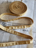 Metallic Gold Thread Scallop Edge Military Trim