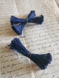 Vintage Navy Blue Stamens