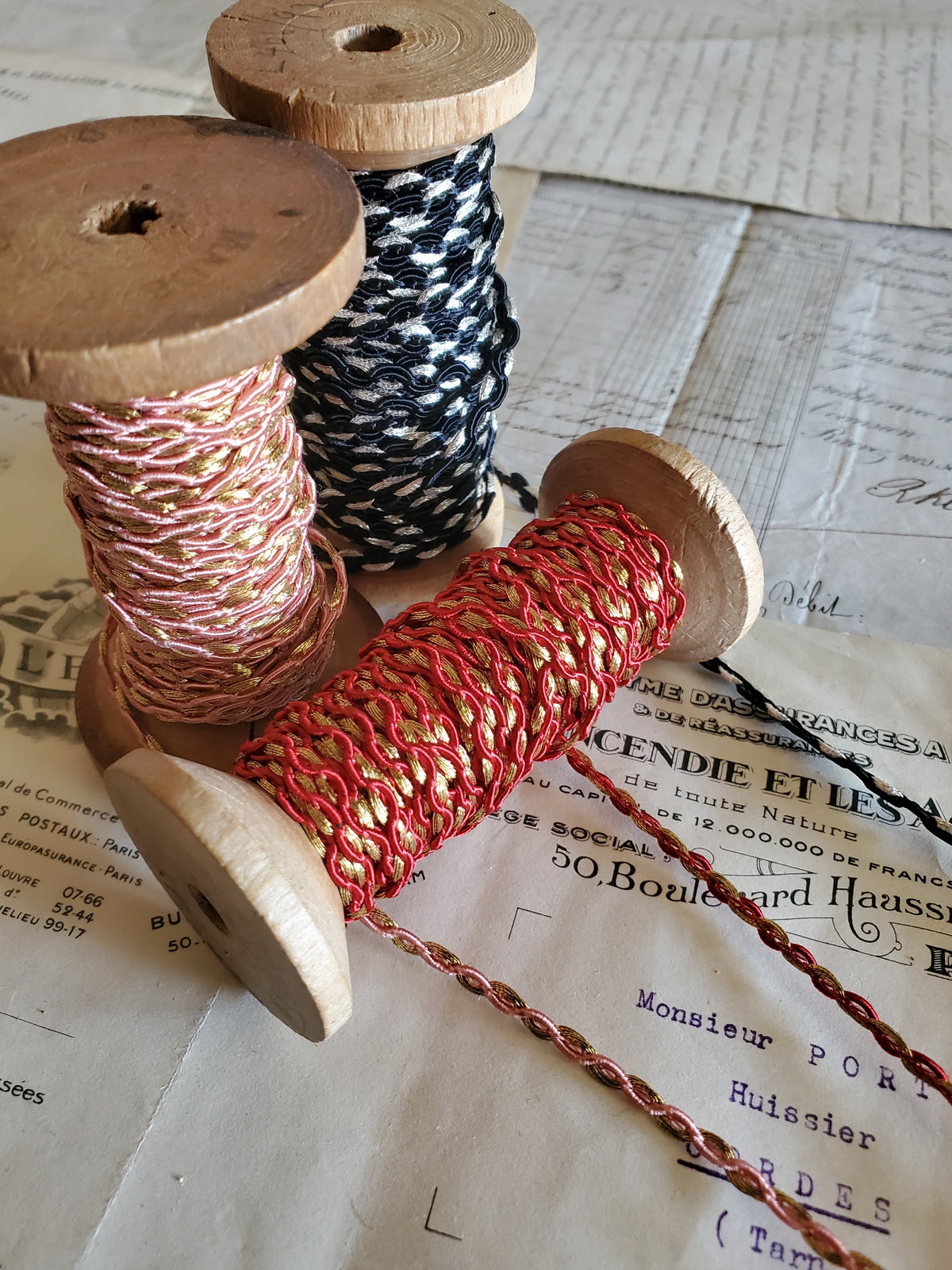 Vintage French Mini Chain Gimp