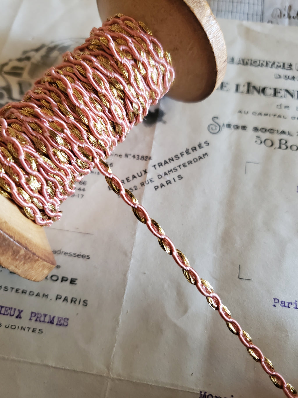 Vintage French Mini Chain Gimp