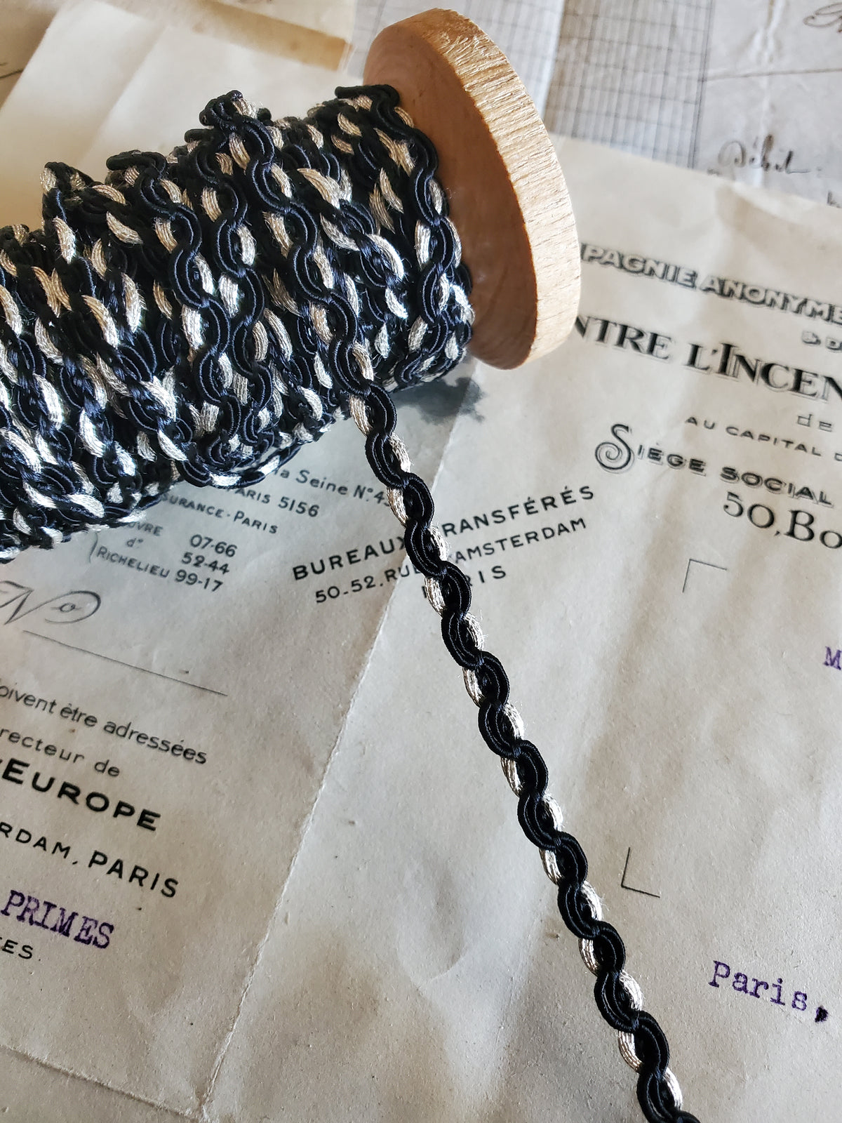 Vintage French Mini Chain Gimp