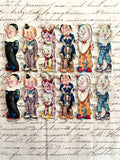Clown Scrap 12 pcs