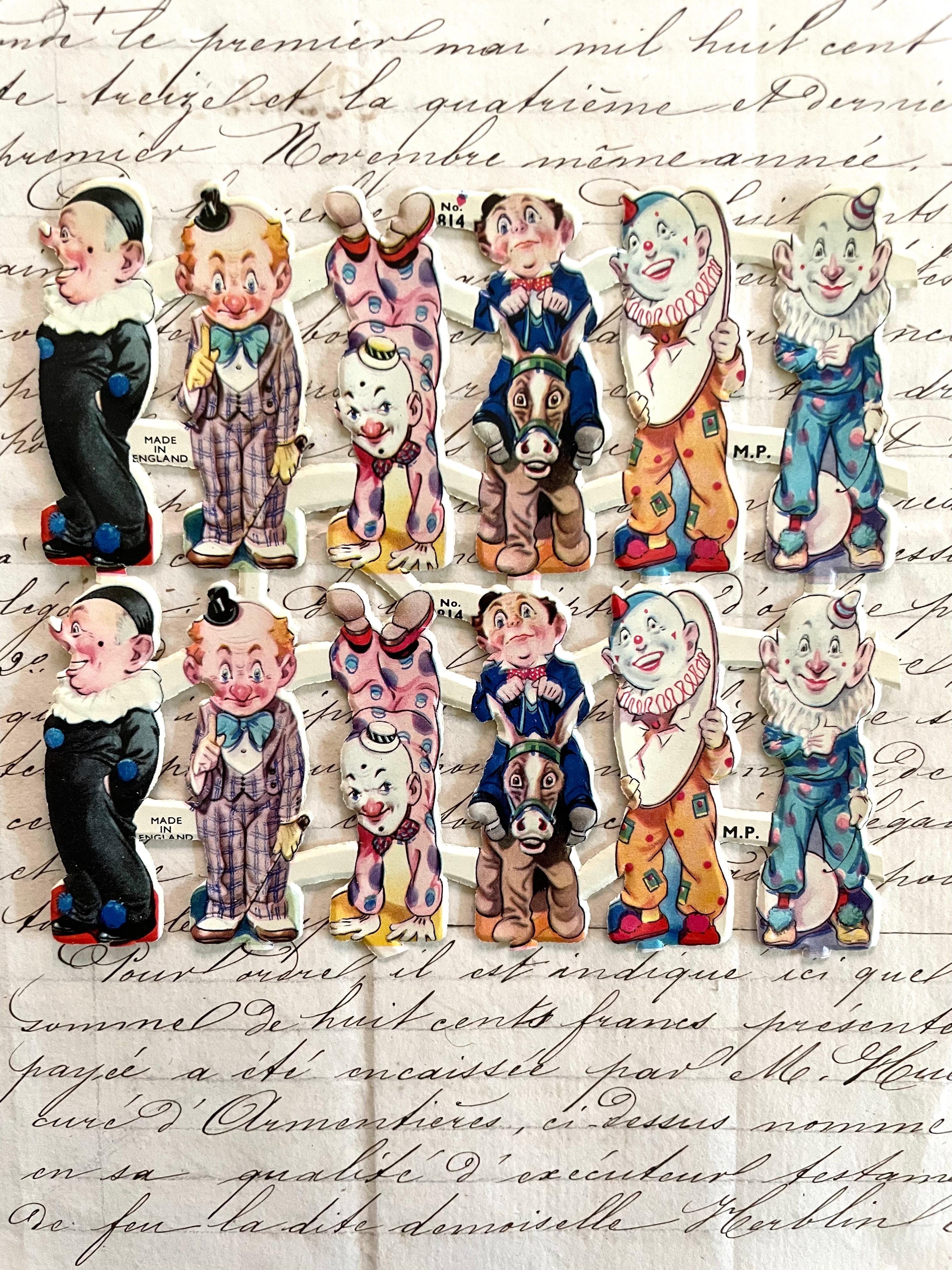 Clown Scrap 12 pcs
