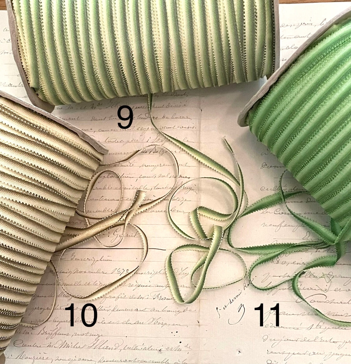 11 Colors Picot Ombre Ribbon by Mokuba3/16" 3 Yards