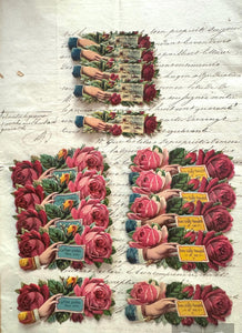 Victorian Floral Calling Cards