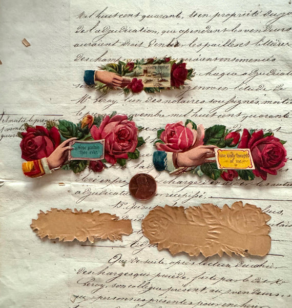 Victorian Floral Calling Cards