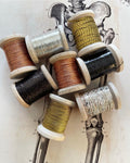 Tinsel Treasure Metallic Thread Gift Box Fall/Halloween