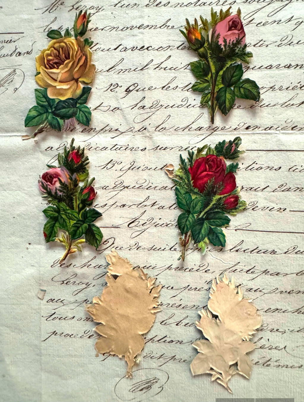 Victorian Floral Scrap