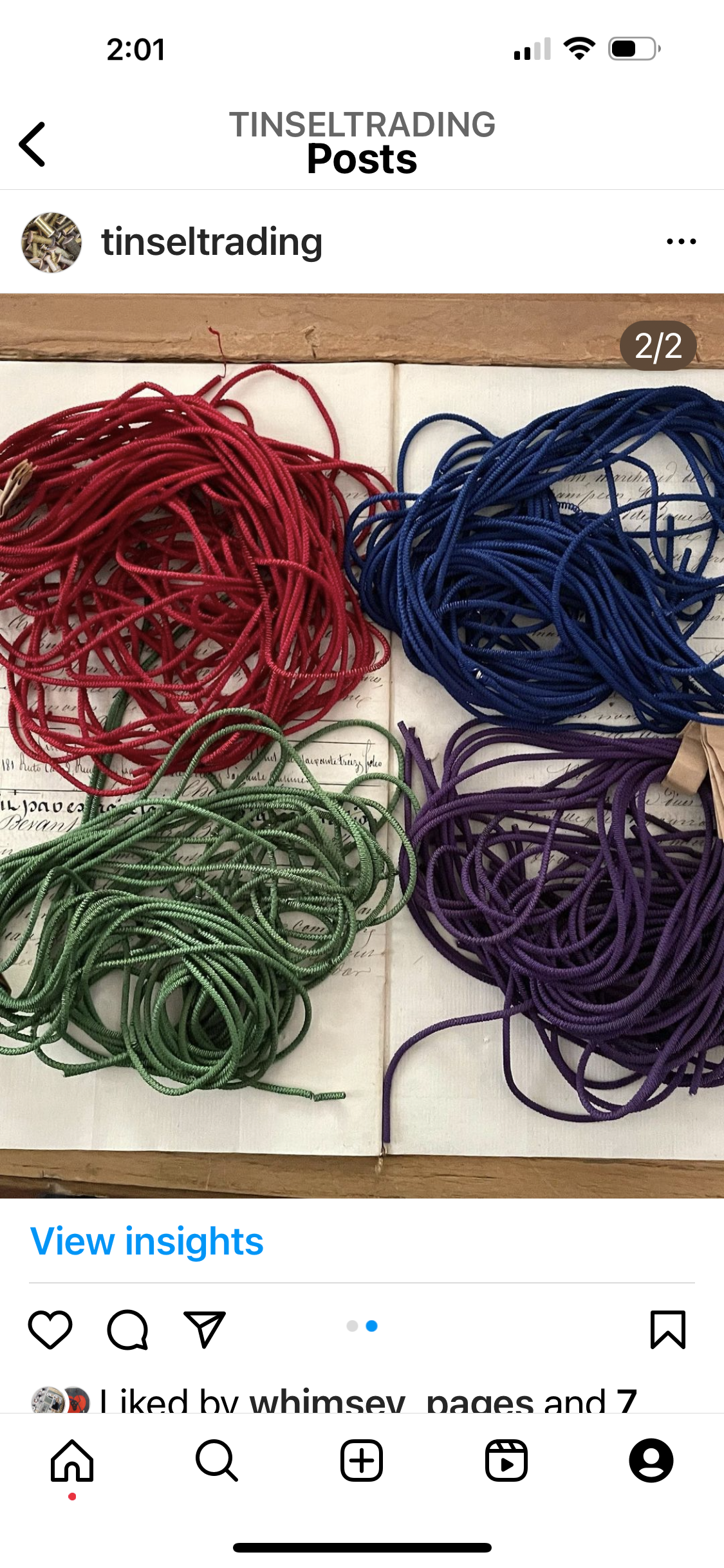 French Silk Covered Check Purl Bullion 4 Colors
