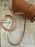 1 Yard Gold/Red Metallic Soutache Trim 3/16”