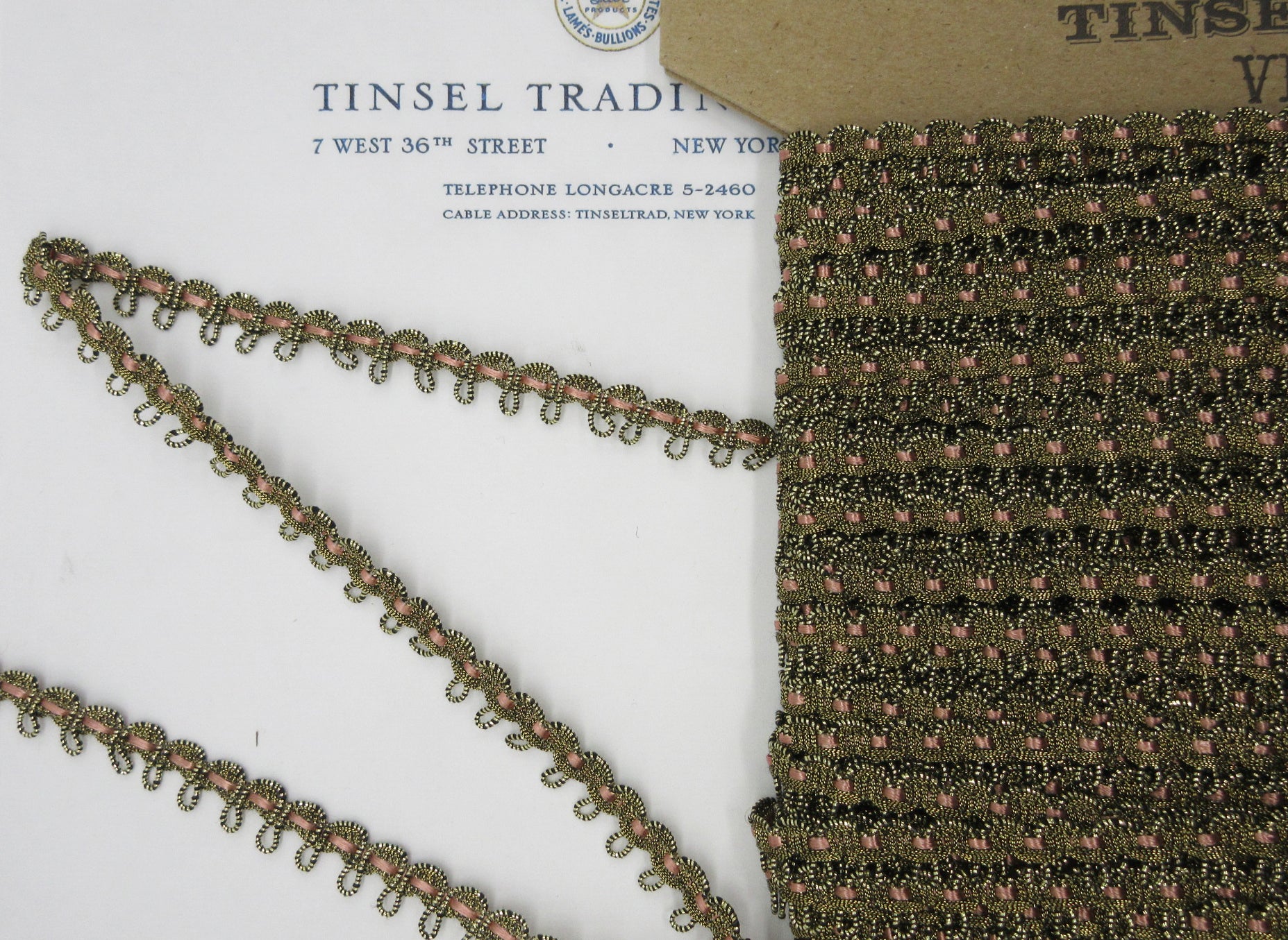 Gold Metallic Scallop Trim With Asst Colors 3/8" 2 Yards