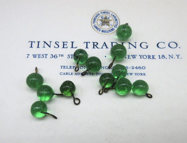 Round Glass Beads With Loops Multiple Colors 3/16 12 Pcs SALE – Tinsel  Trading