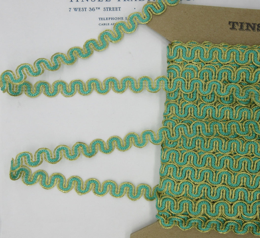 Wavy Metallic Trim 2 Colors 1/2"