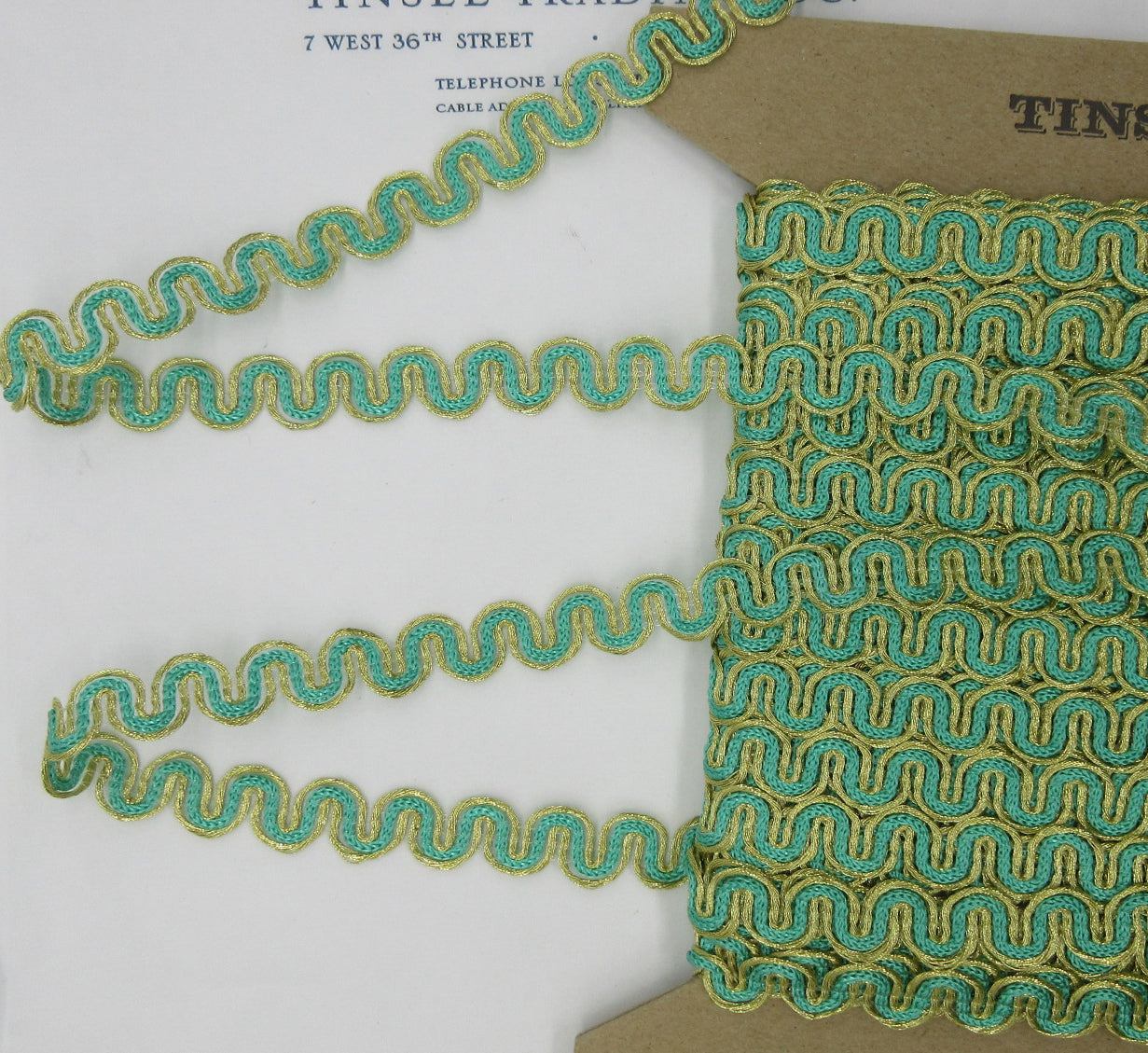 Wavy Metallic Trim 2 Colors 1/2"