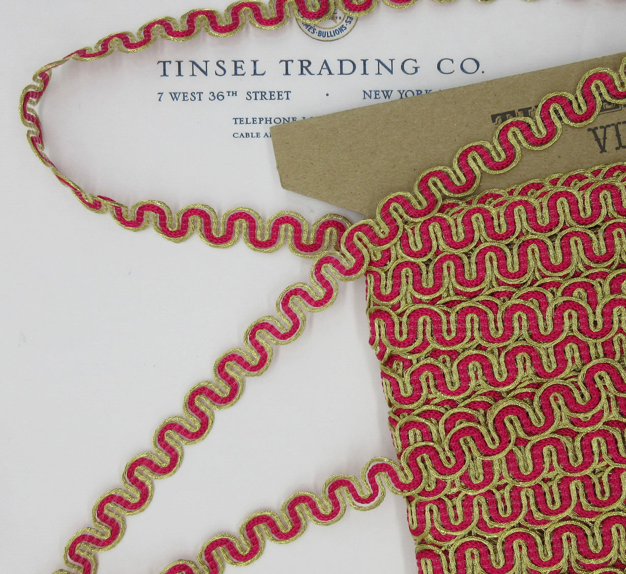 Wavy Metallic Trim 2 Colors 1/2"
