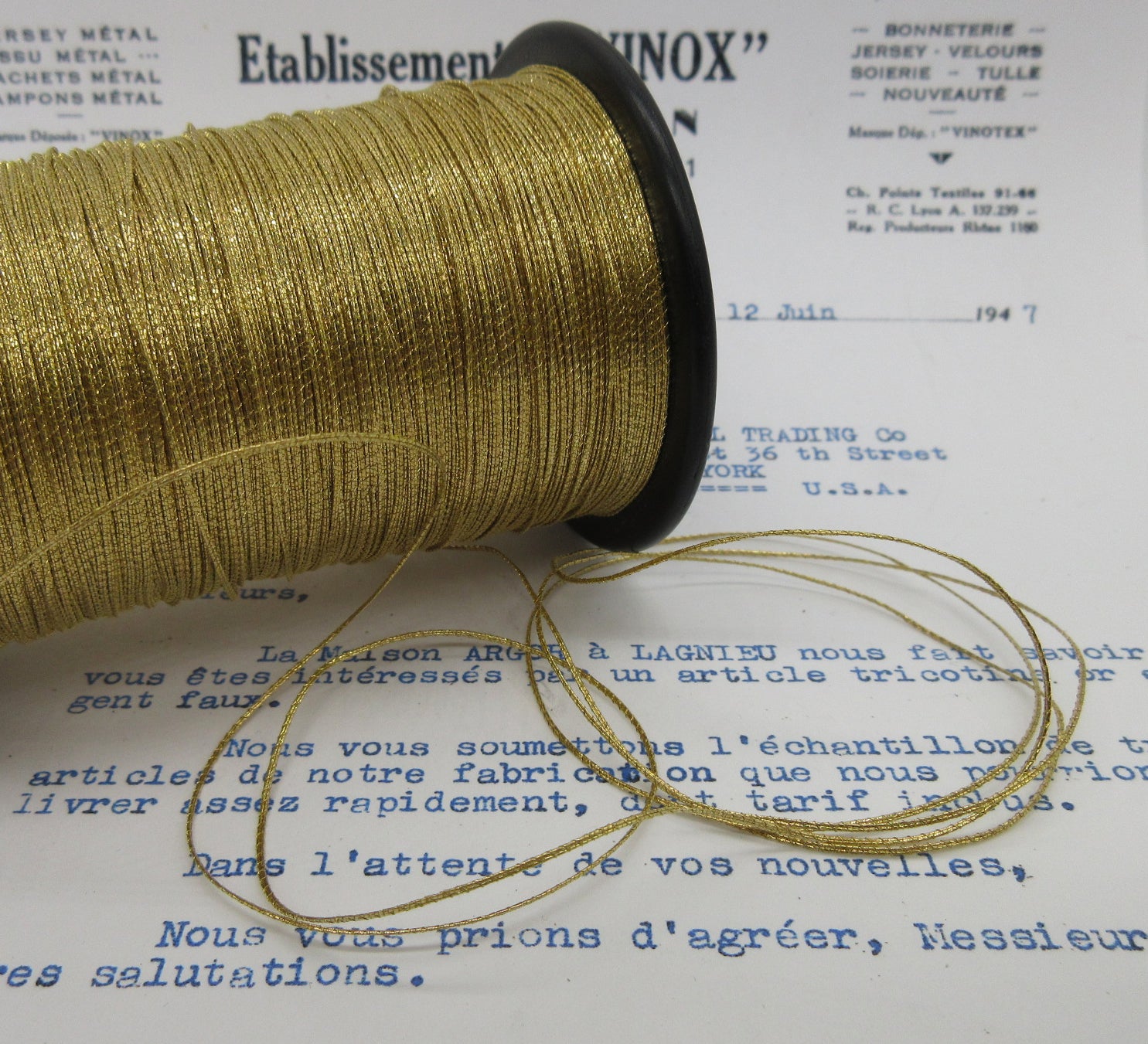Metallic Twine Golds, Silvers 10 yards