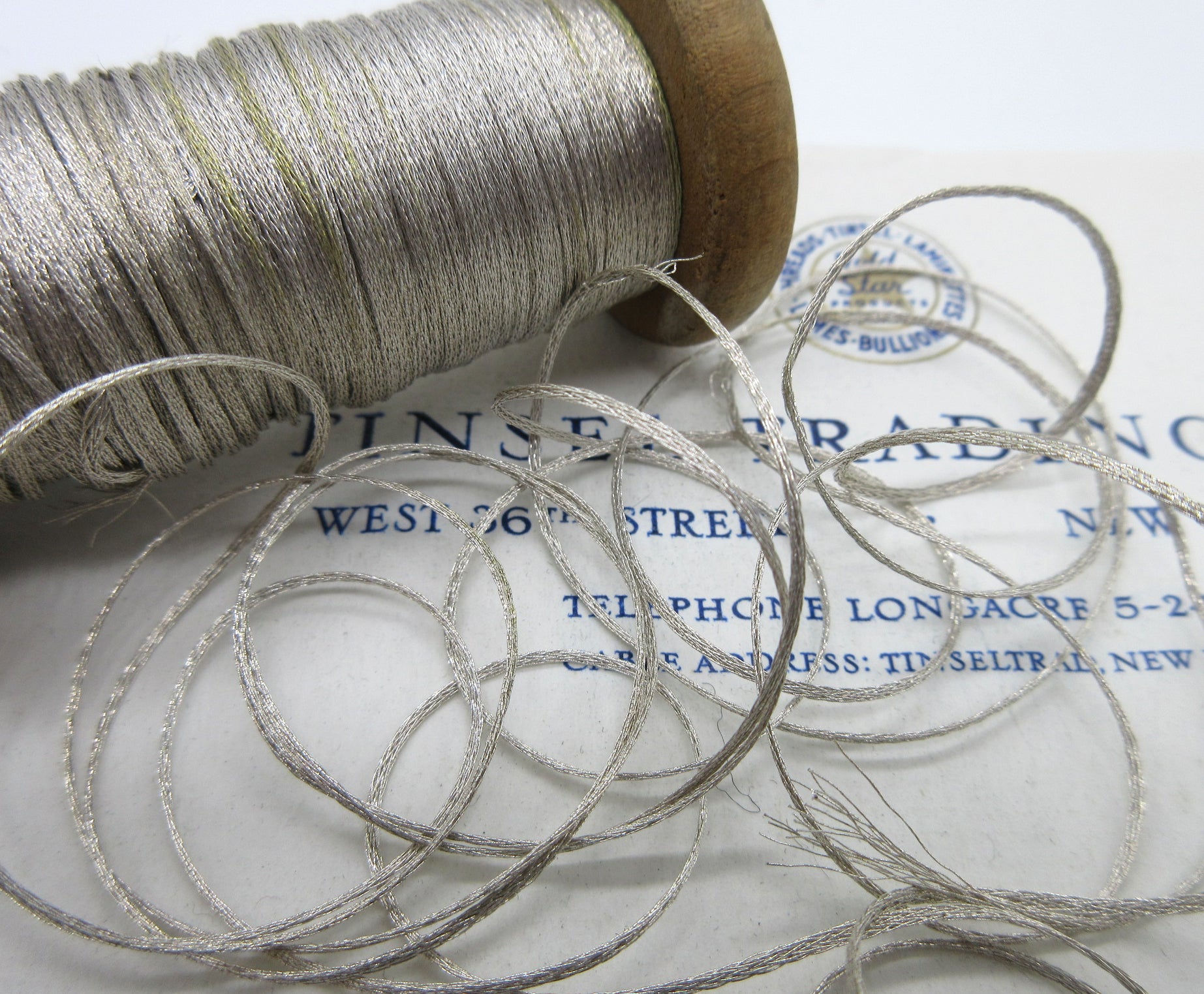 Silver Flat Metallic Mesh Trim 1/16" 3 Yards