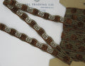 Dark Gold Metallic w/Velvet Chenille  7/8" Asst Colors