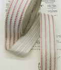 Silver w/Pink Metallic Trim 1-5/8"