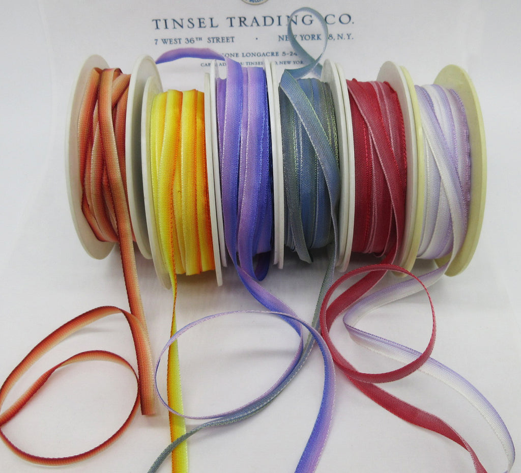 Assorted Taffeta Ombre Ribbon - 1/4 5 Yards - SALE – Tinsel Trading