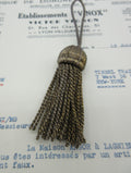 Metallic Tassels w/Round Top & Twisted Fringe