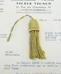 Metallic Tassels Cone Top w/Twisted Fringe