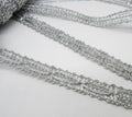 Dark Gold and Silver Metallic Trim W/Oval - 2 Yards