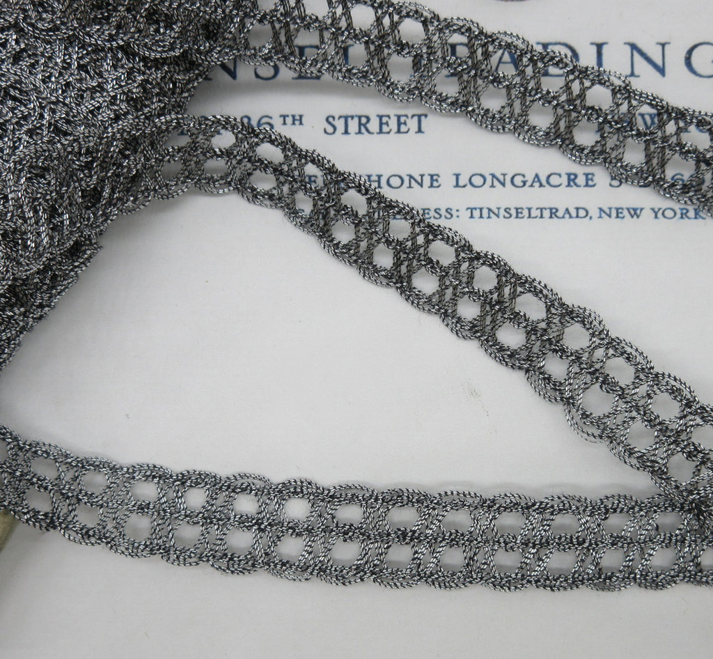 Double Ring Metallic Trim 9/16" - 4 Colors