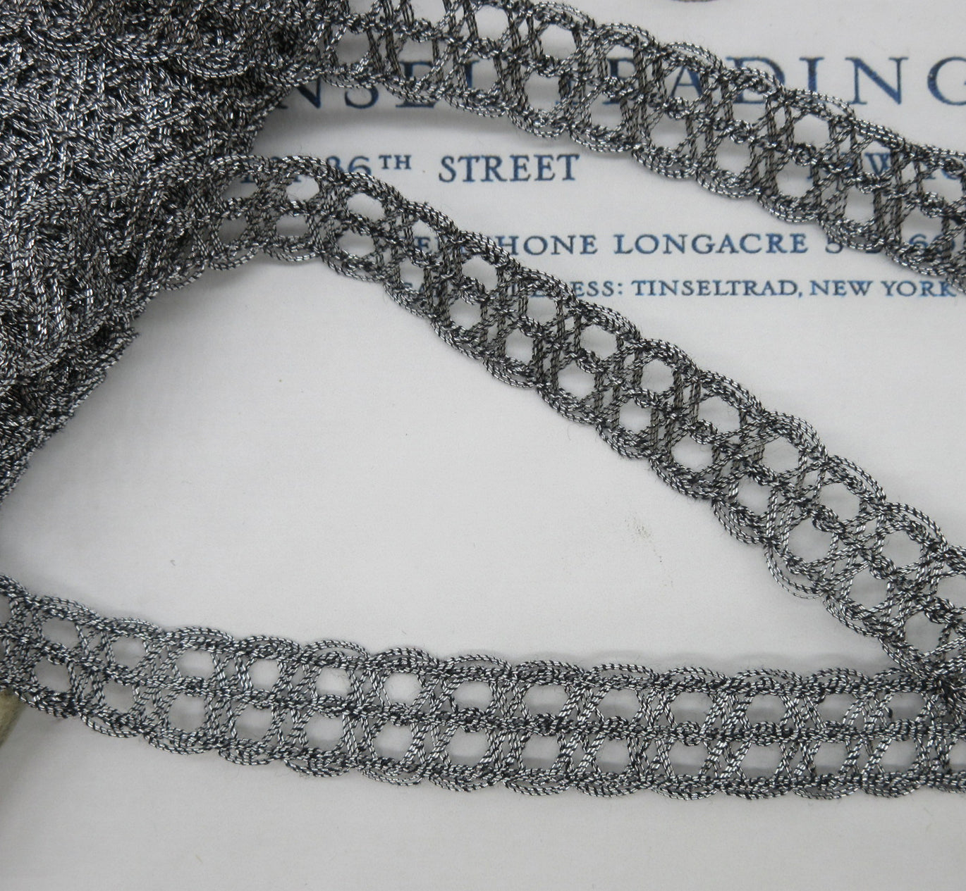 Double Ring Metallic Trim 9/16" - 4 Colors