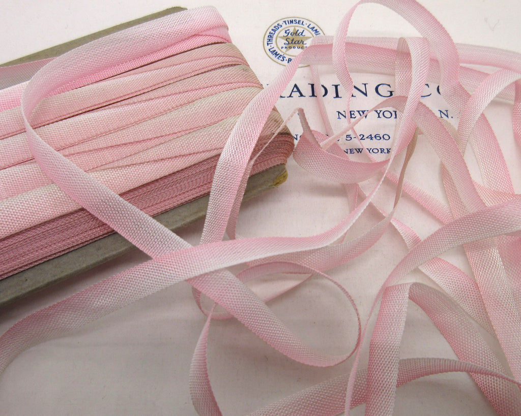5 Colors French Ombre Ribbon Vintage 1/4" 3 Yards
