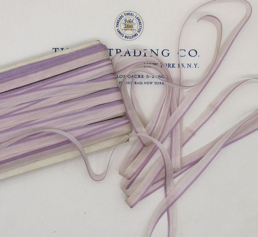 5 Colors French Ombre Ribbon Vintage 1/4" 3 Yards