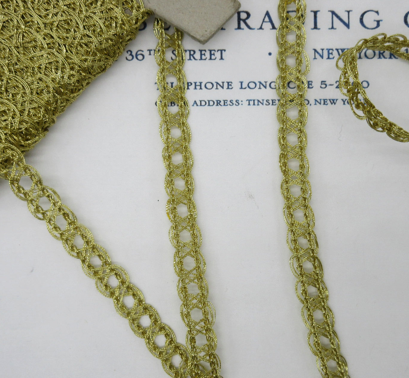 Single Ring Metallic Trim - 2 Yards - 5/16" - 4 Colors