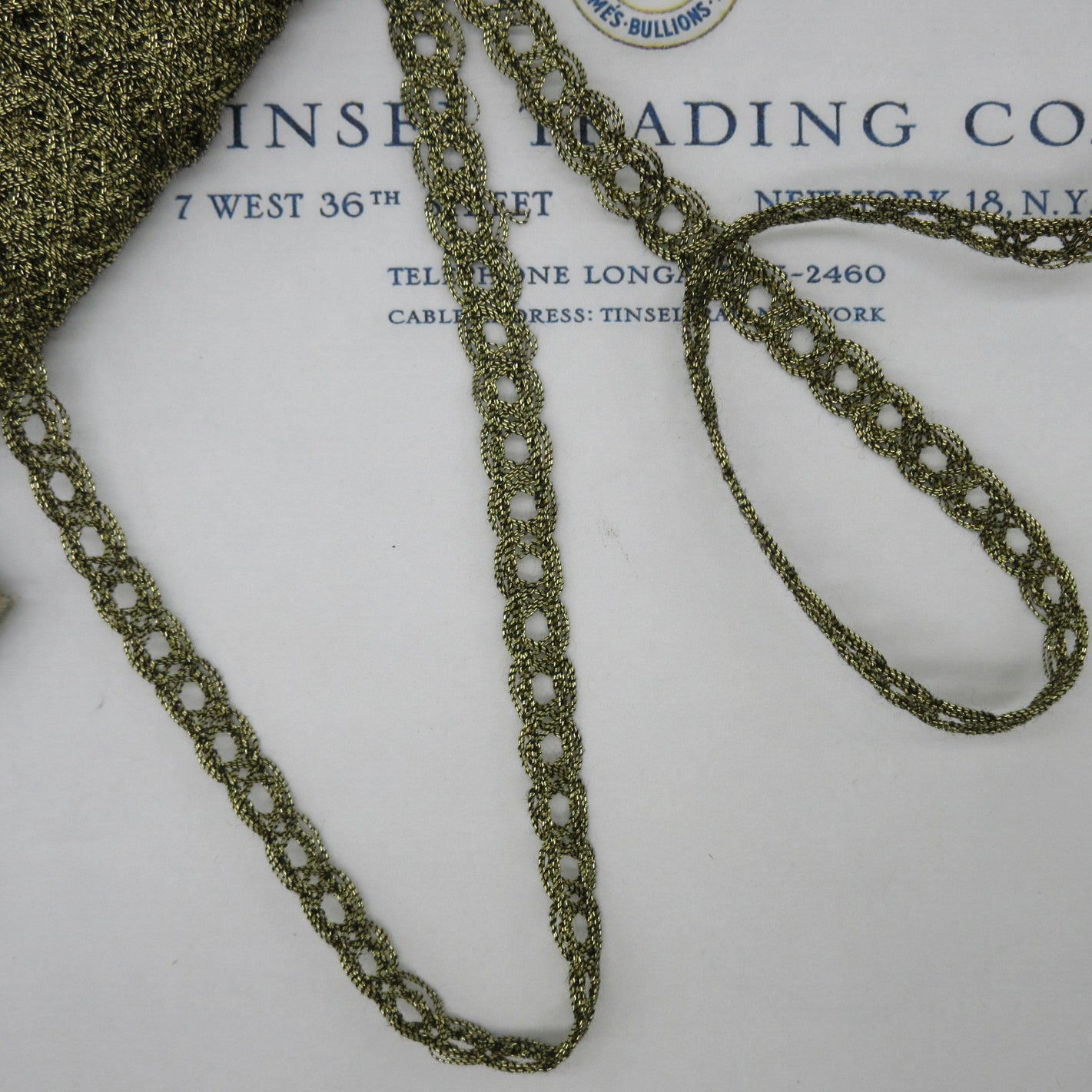 Single Ring Metallic Trim - 2 Yards - 5/16" - 4 Colors