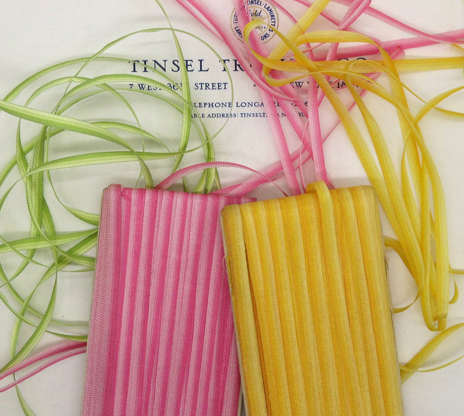 3 Colors French Ombre Ribbon 3/16" 3 Yards
