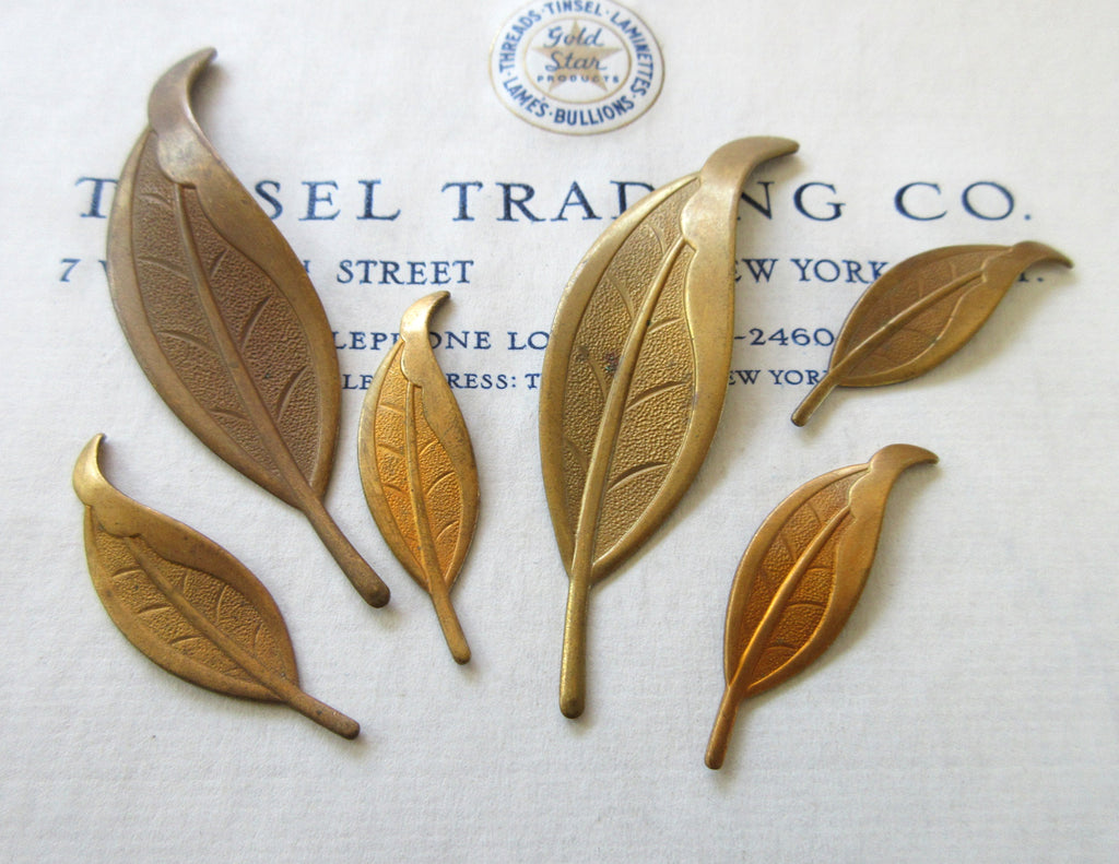 Long Leaf Stampings - 2 sizes, 2Pcs - 4 Pcs