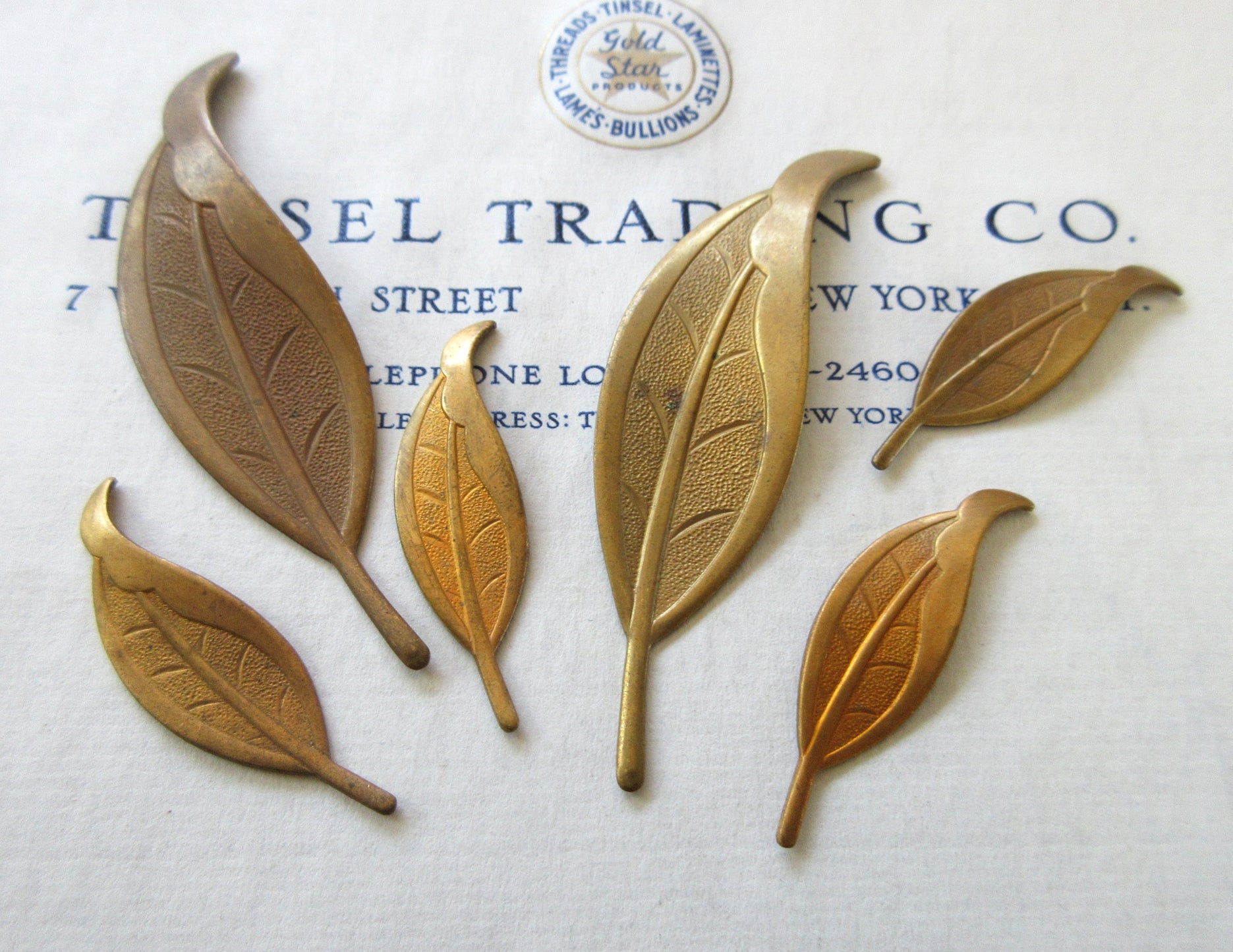 Long Leaf Stampings - 2 sizes, 2Pcs - 4 Pcs