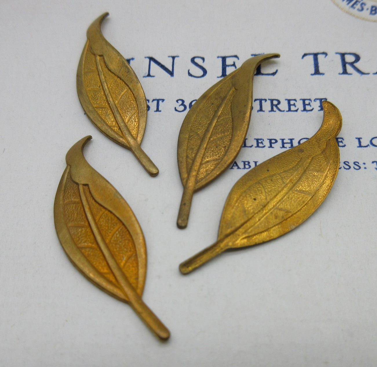 Long Leaf Stampings - 2 sizes, 2Pcs - 4 Pcs