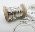 Antique French Metallic Oval Silver