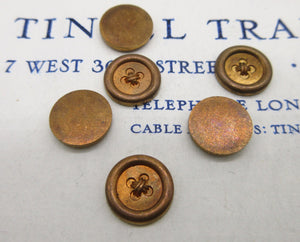 Tiny Copper Button Stampings