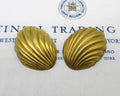 Gold Shell Stampings 2 Pcs