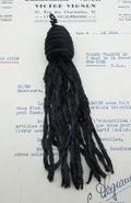 Silk Chenille Dark Navy Tassel