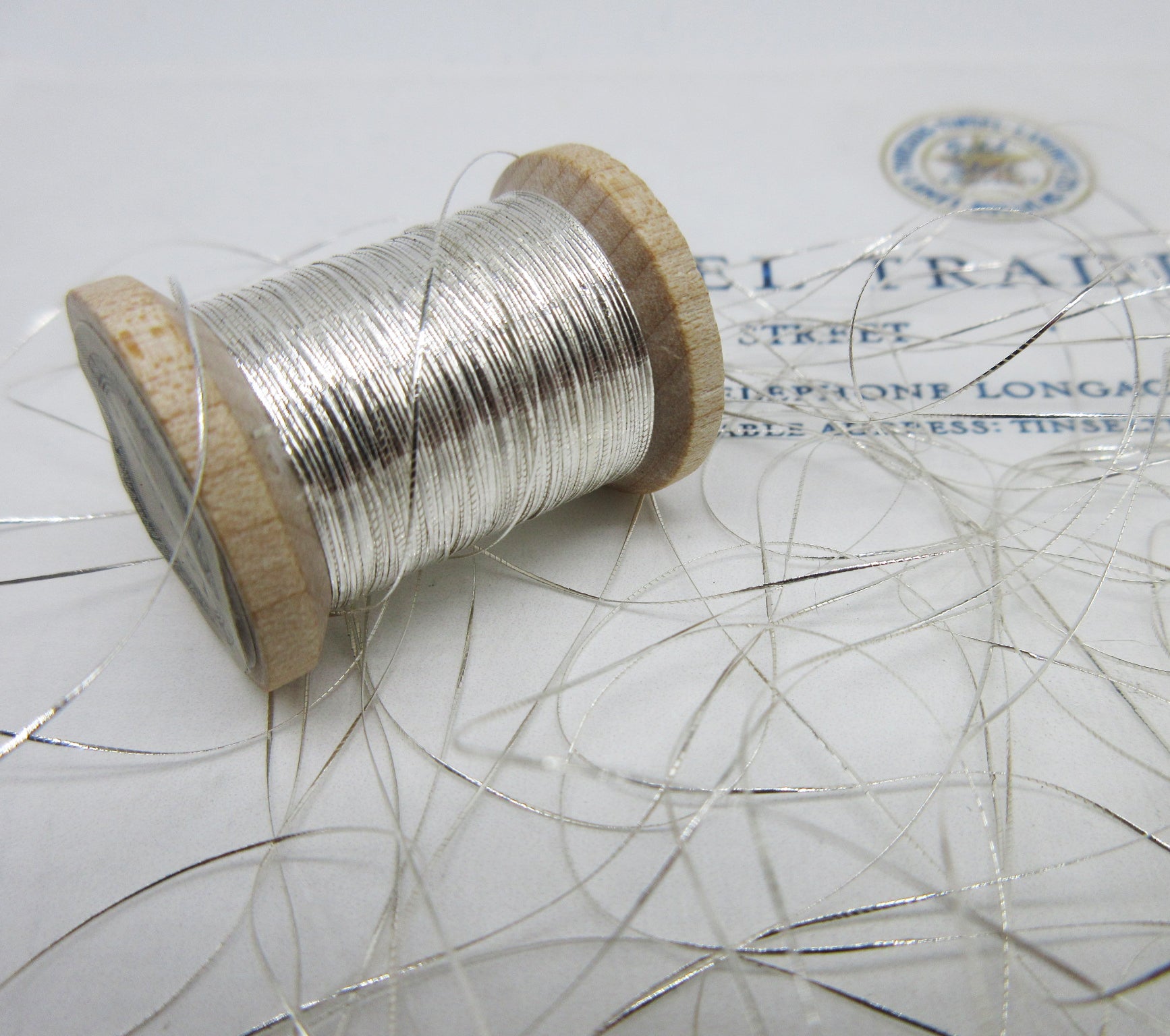 Antique French Metallic Oval Silver