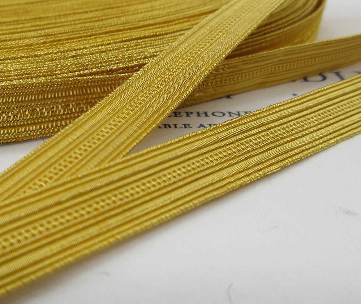 Gold Wire Military Lace - 3/8 and 1/2
