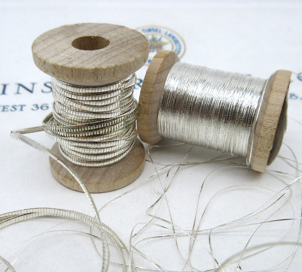 Antique French Metallic Oval Silver
