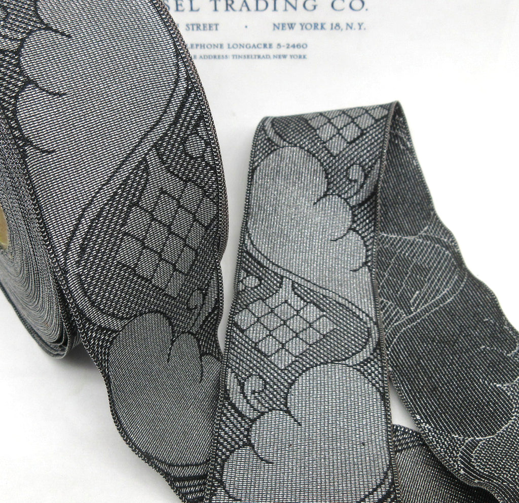Pewter Trim w/Wing Design 4 sizes 2 Yards