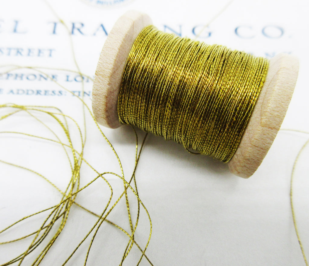 Antique French Gold Metallic Round  7G